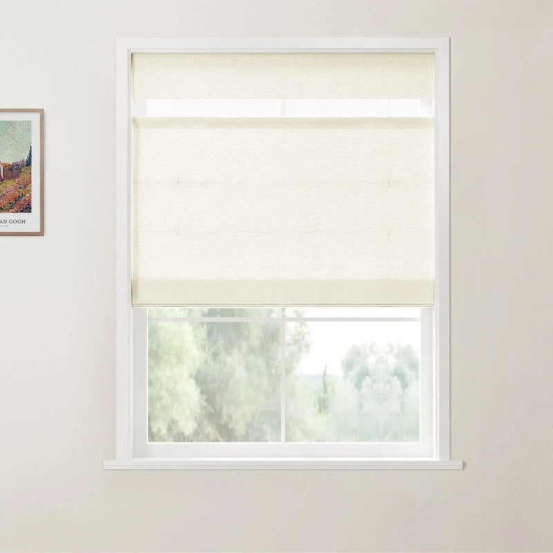 Patti Belgian Linen Top Down Bottom Up Roman Blind Cordless