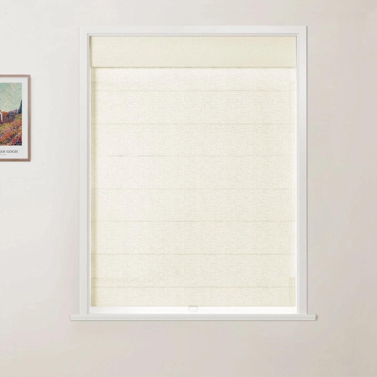 Patti Belgian Linen Top Down Bottom Up Roman Blind Cordless
