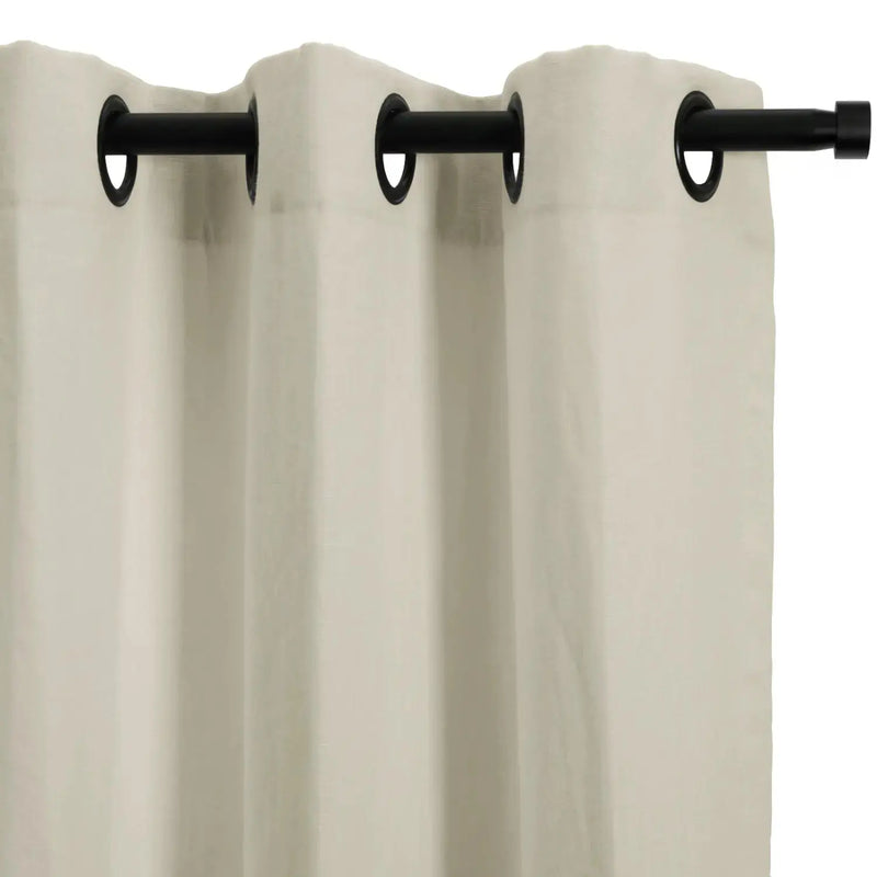 Patti Premium Belgian Linen Eyelet Curtains
