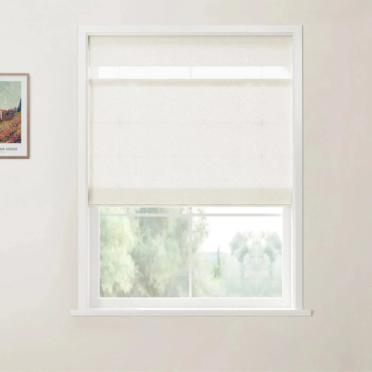 Top Down Bottom Up Roman Blind Cordless