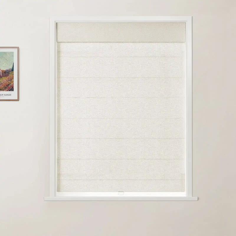 Patti Belgian Linen Top Down Bottom Up Roman Blind Cordless