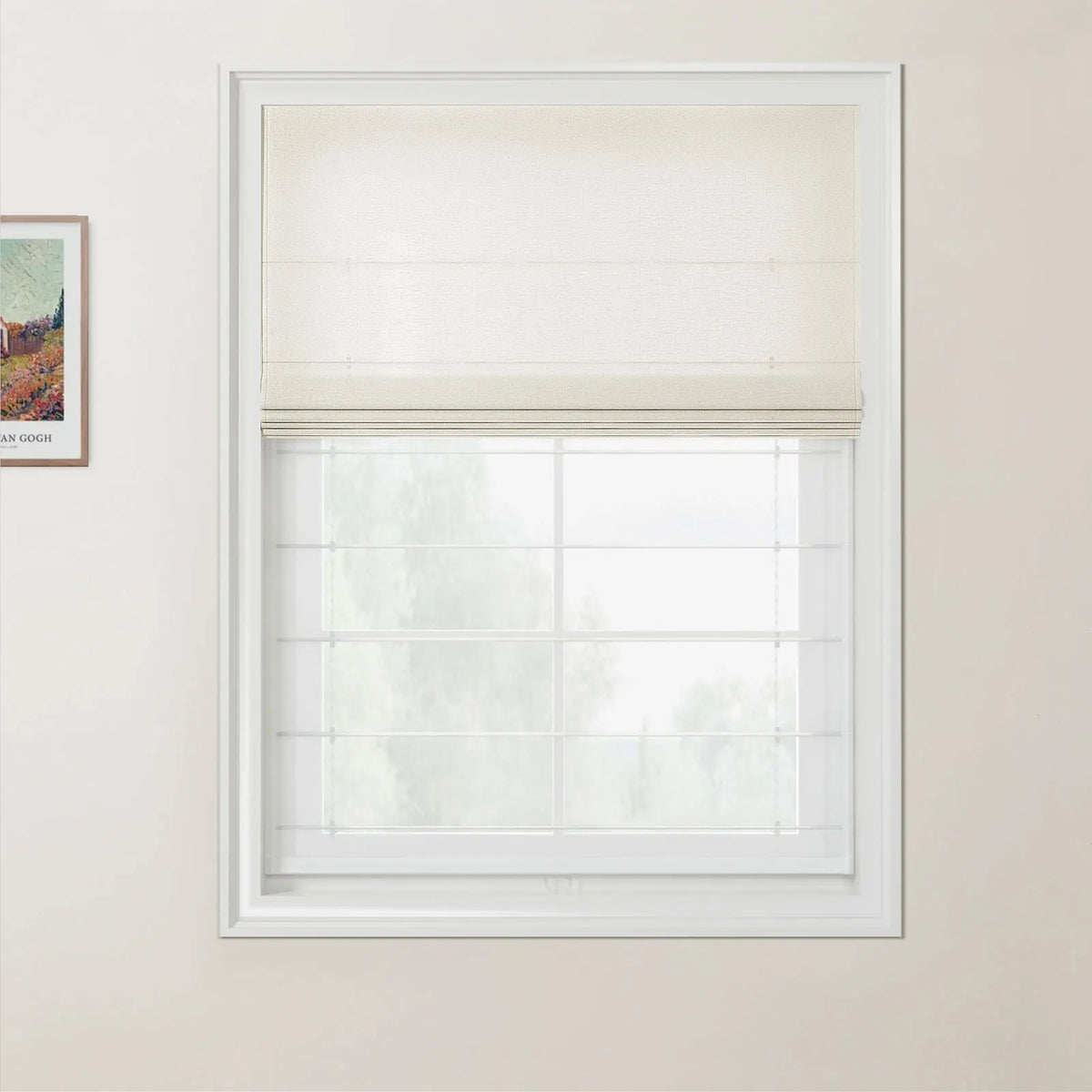 Patti Linen Day Night Roman Blind Cordless