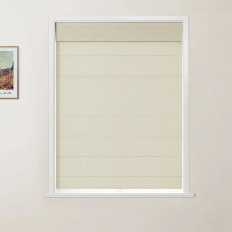 Patti Belgian Linen Top Down Bottom Up Roman Blind Cordless