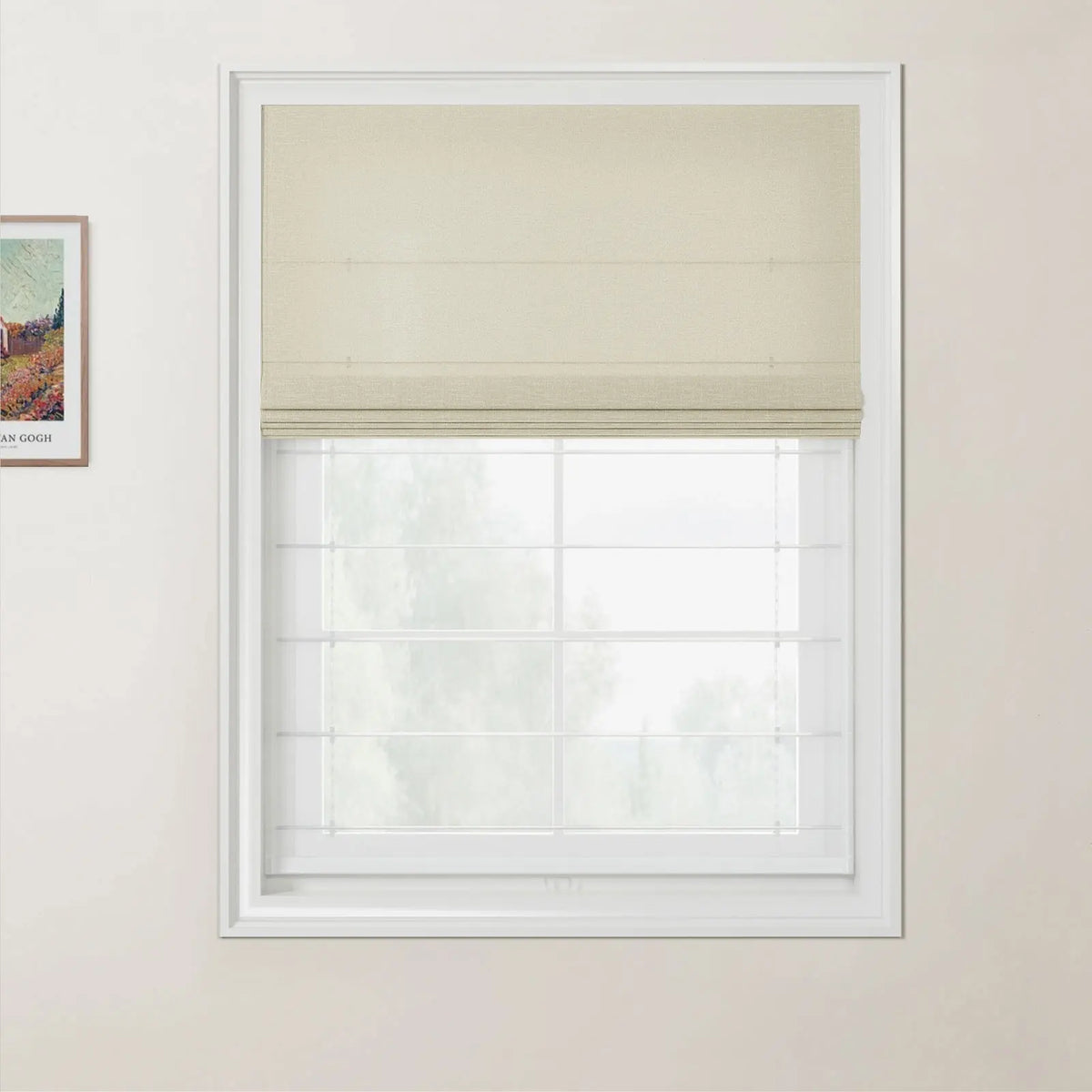 Patti Linen Day Night Roman Blind Cordless