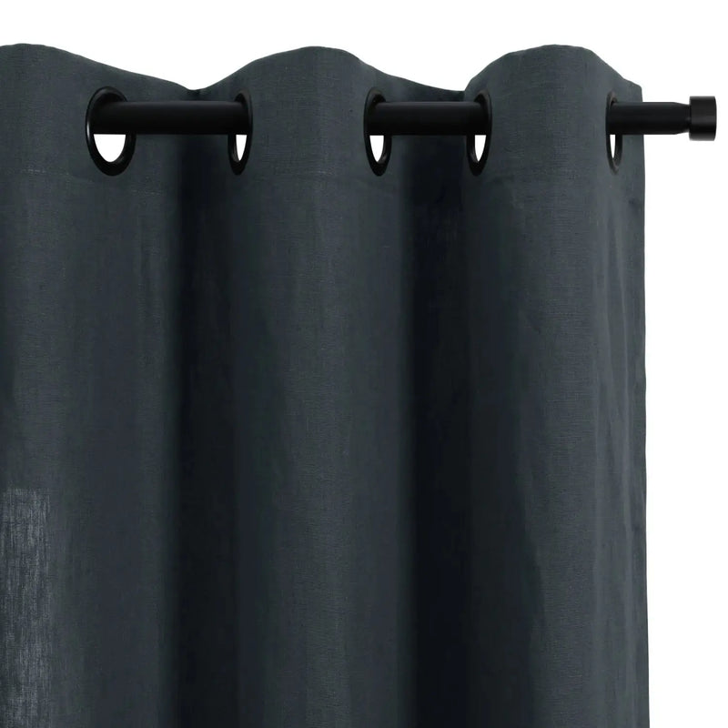 Patti Premium Belgian Linen Eyelet Curtains