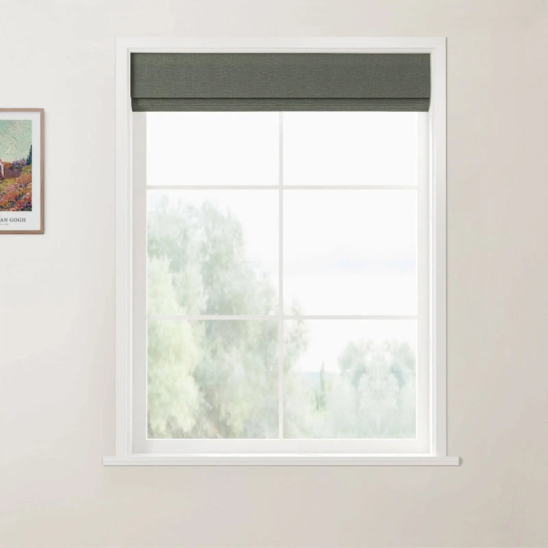 Patti Belgian Linen Top Down Bottom Up Roman Blind Cordless