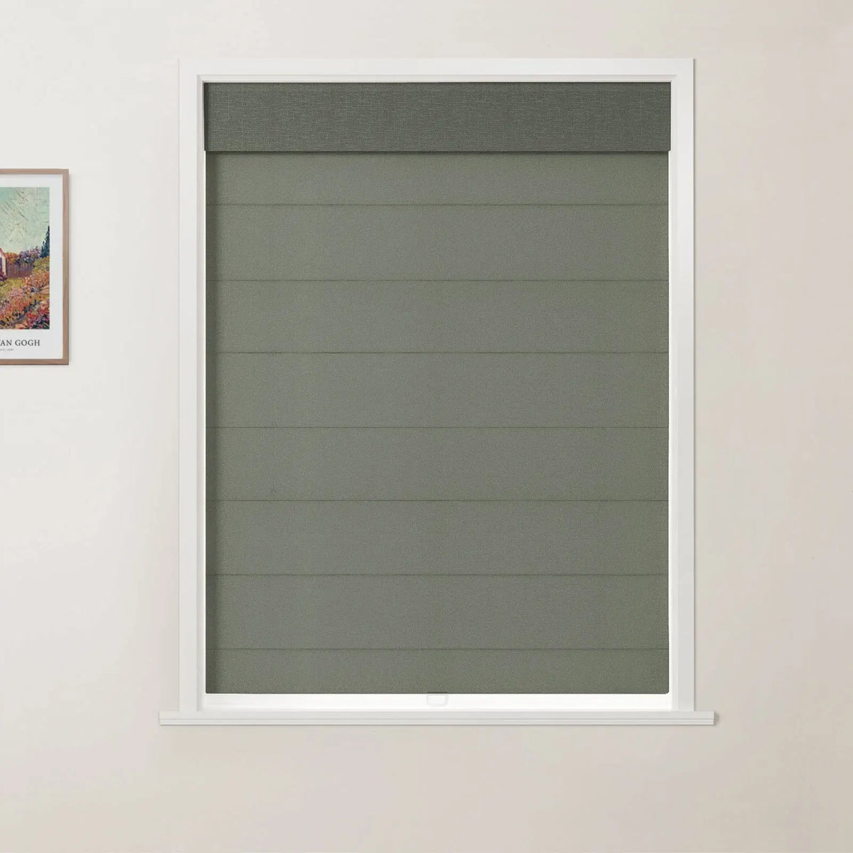 Patti Belgian Linen Top Down Bottom Up Roman Blind Cordless