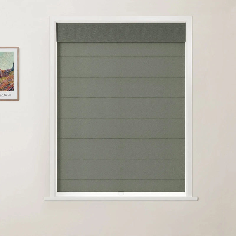 Patti Belgian Linen Top Down Bottom Up Roman Blind Cordless