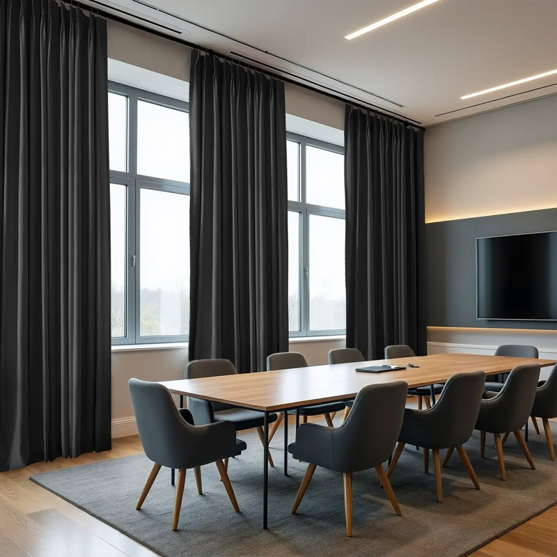 REGAL Flame Retardant Pleated Curtains