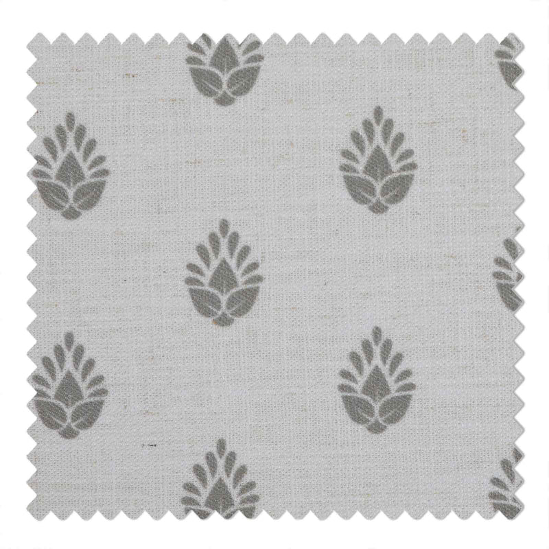 Stefana Silber x TWOPAGES Printed Linen Blend Roman Blind Cord Lift
