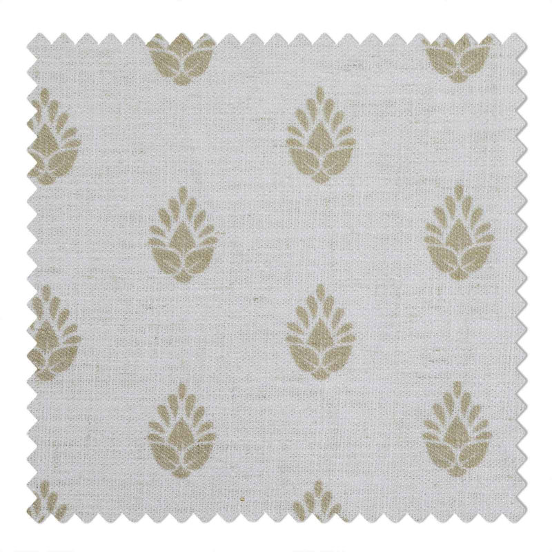 Stefana Silber x TWOPAGES Printed Linen Blend Roman Blind Cord Lift