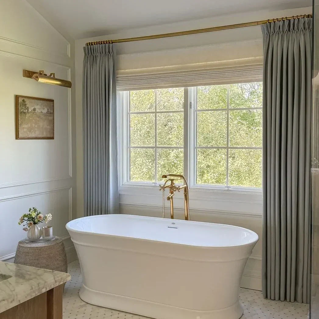 Luxury Bathroom Curtains with Waterproof Layer