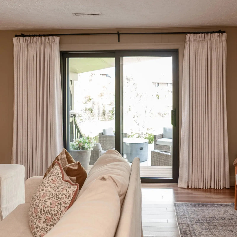 Jyll Mackie x TWOPAGES Refined Patterned Cotton Pleated Curtains