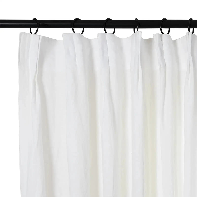 Doris Pure Linen Pleated Curtains