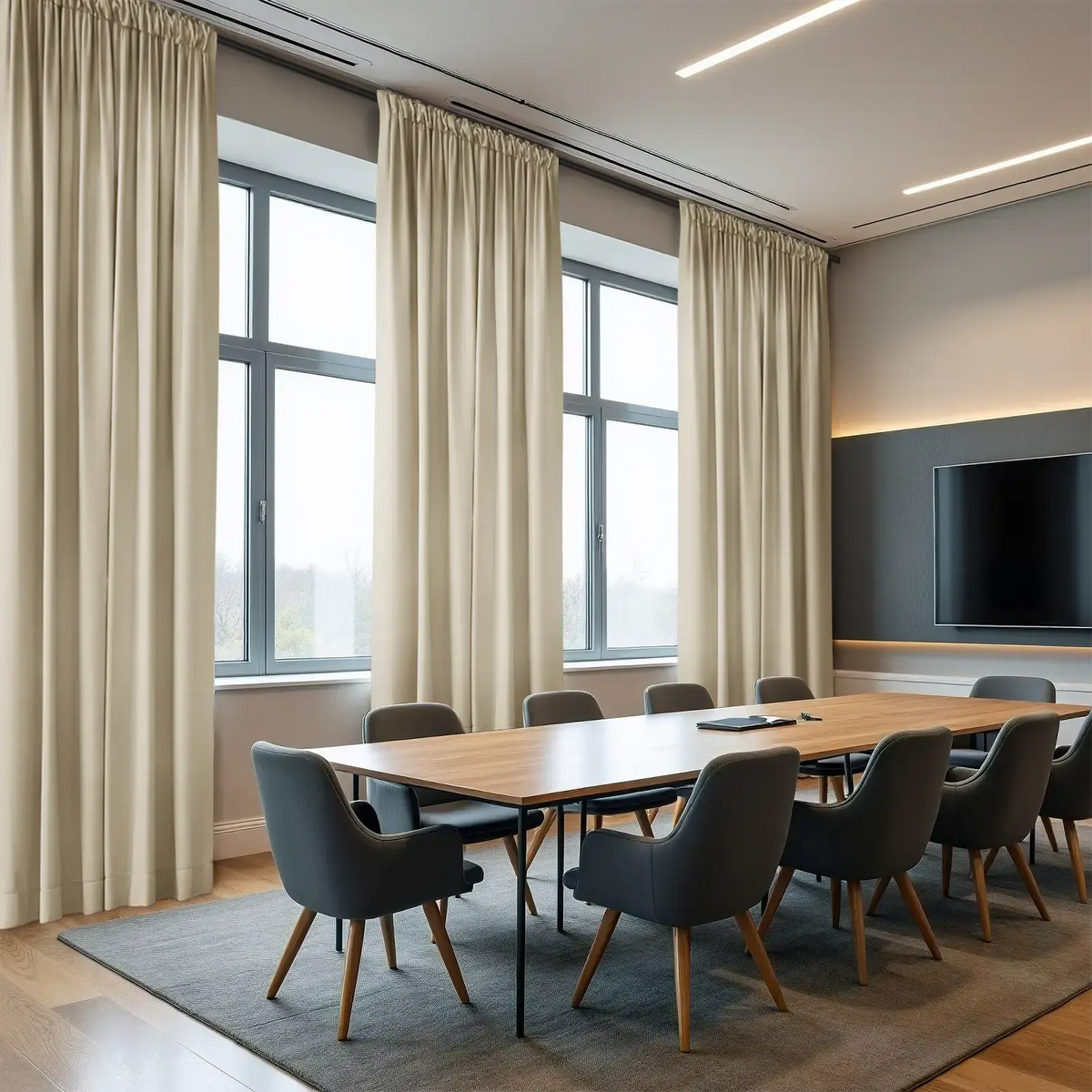 REGAL Flame Retardant Soft Top Curtains