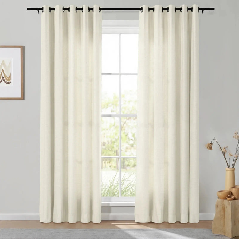 Isabella Heavyweight Cotton Eyelet Curtains
