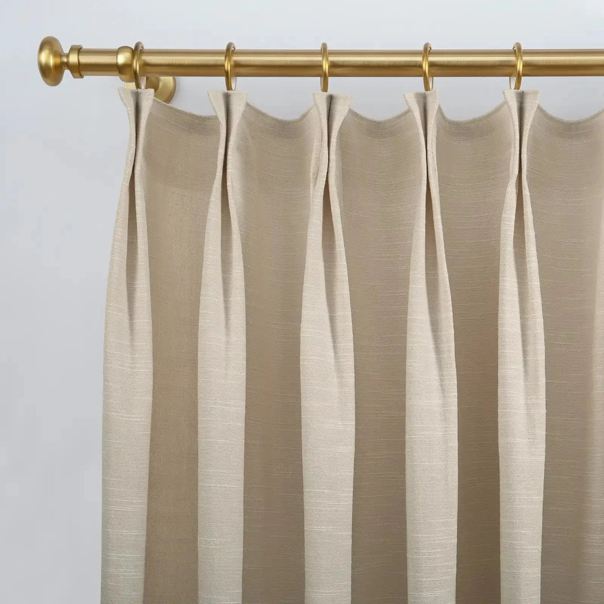 Jawara Textured Linen Cotton Pleated Curtains