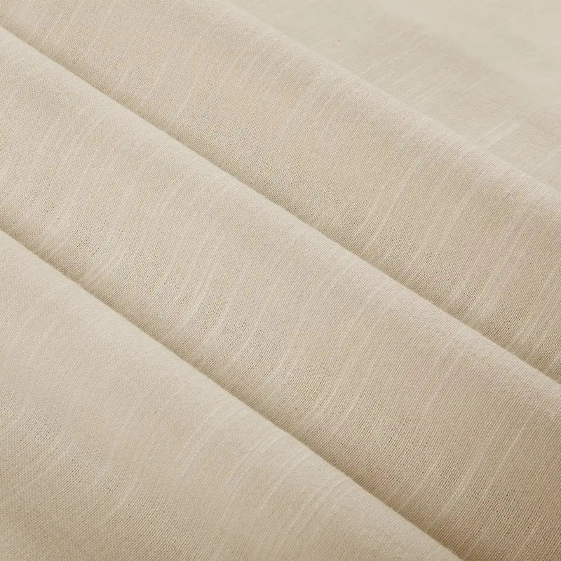 Jawara Textured Linen Cotton Pleated Curtains
