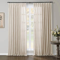 Jawara Textured Linen Cotton Pleated Curtains