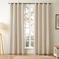 Jawara Textured Linen Cotton Eyelet Curtains