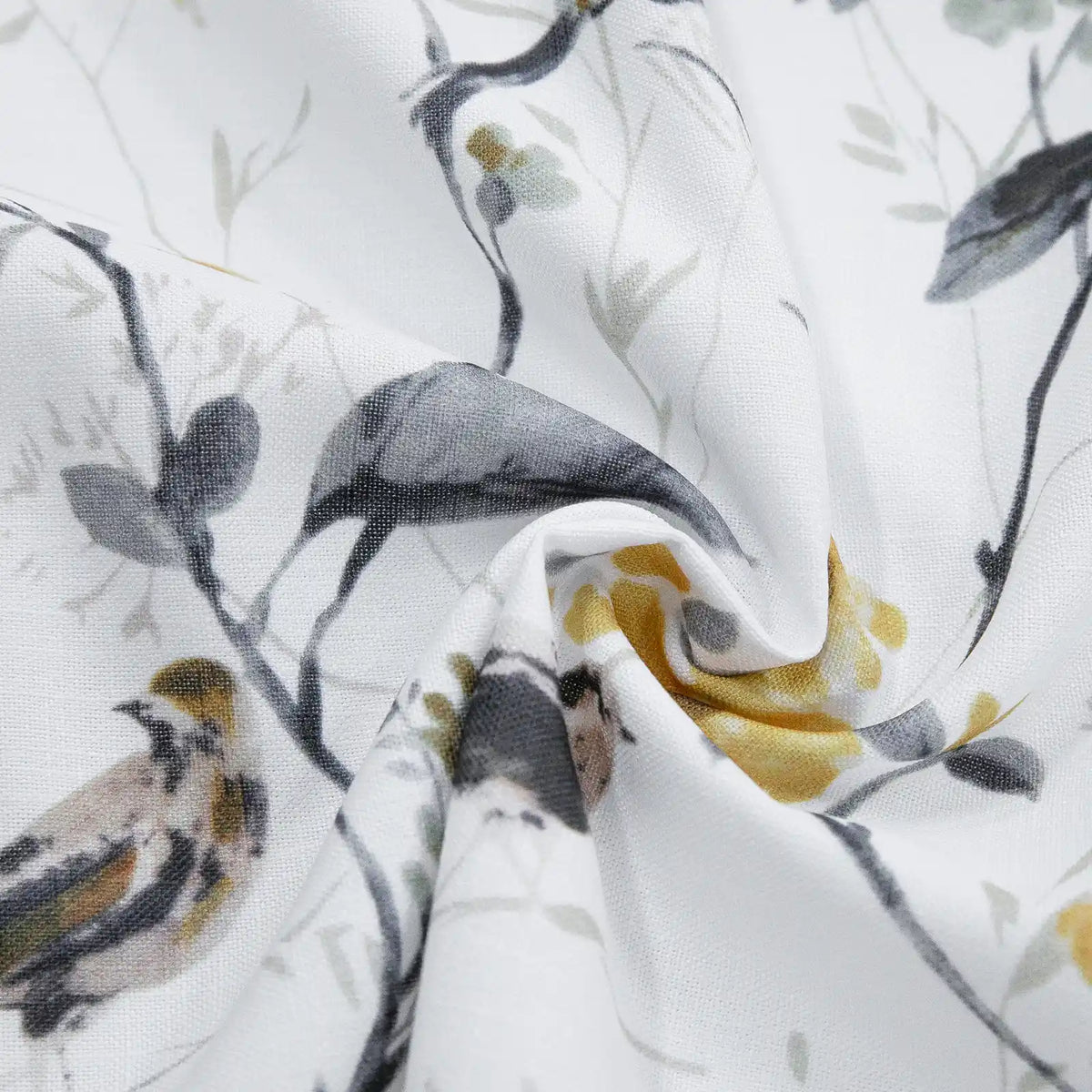 Holly Botanical Boho Pleated Curtains