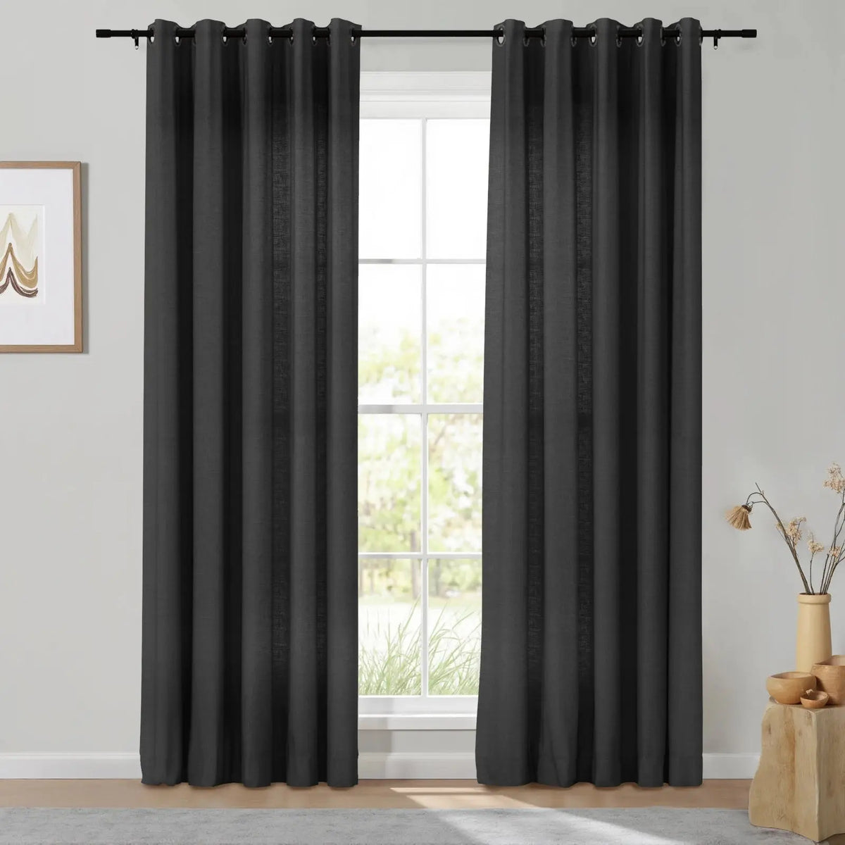 Isabella Heavyweight Cotton Eyelet Curtains