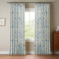 Holly Botanical Boho Pleated Curtains