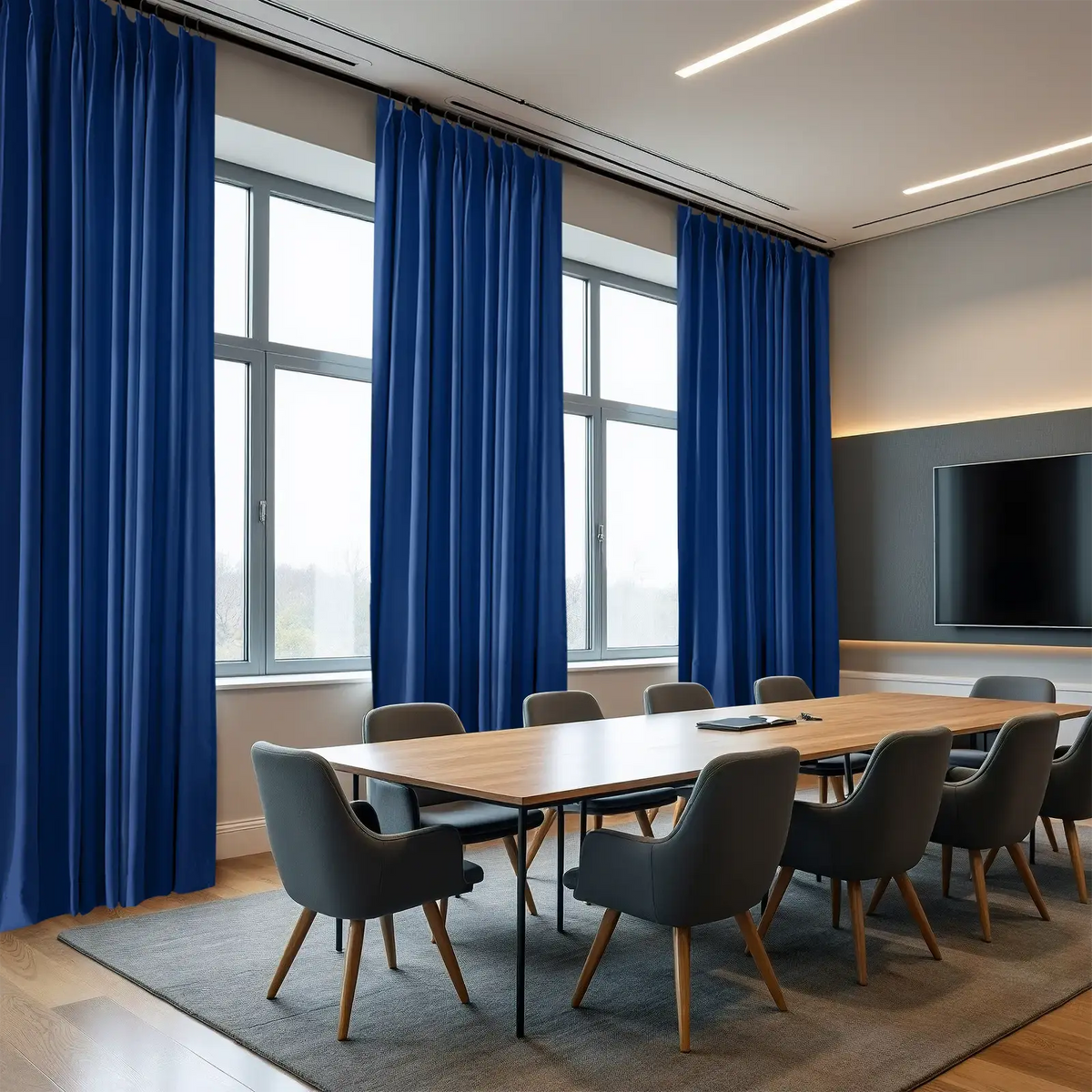 REGAL Flame Retardant Pleated Curtains