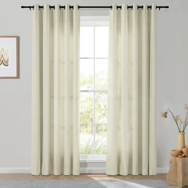 Isabella Heavyweight Cotton Eyelet Curtains