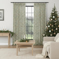 Holly Botanical Boho Pleated Curtains