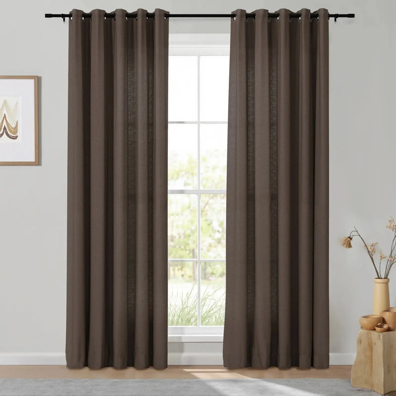 Isabella Heavyweight Cotton Eyelet Curtains