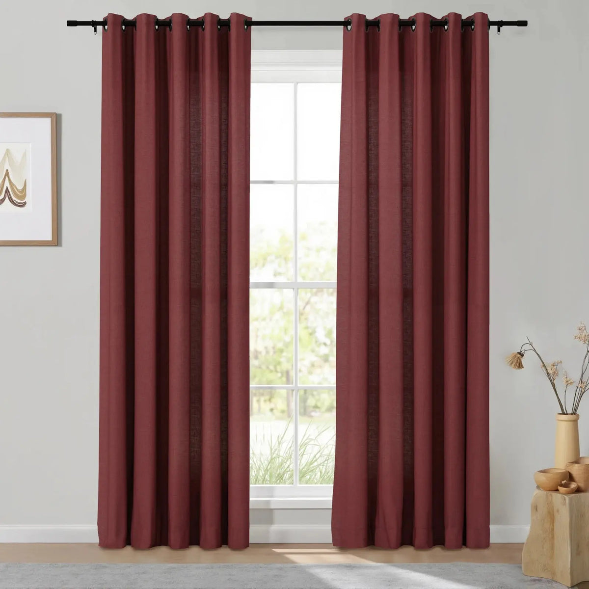 Isabella Heavyweight Cotton Eyelet Curtains