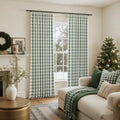 Celia Striped Plaid Curtains