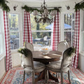 Celia Striped Plaid Curtains
