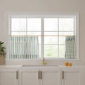 Celia Striped Plaid Café Curtains