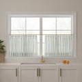 Custom Cafe Curtains Pleated