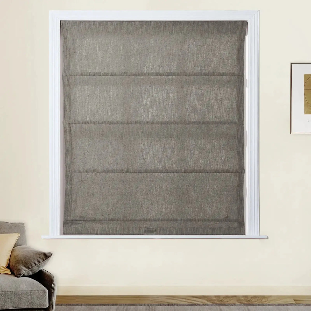 Cloe Cotton Blend Roman Blind Cordless