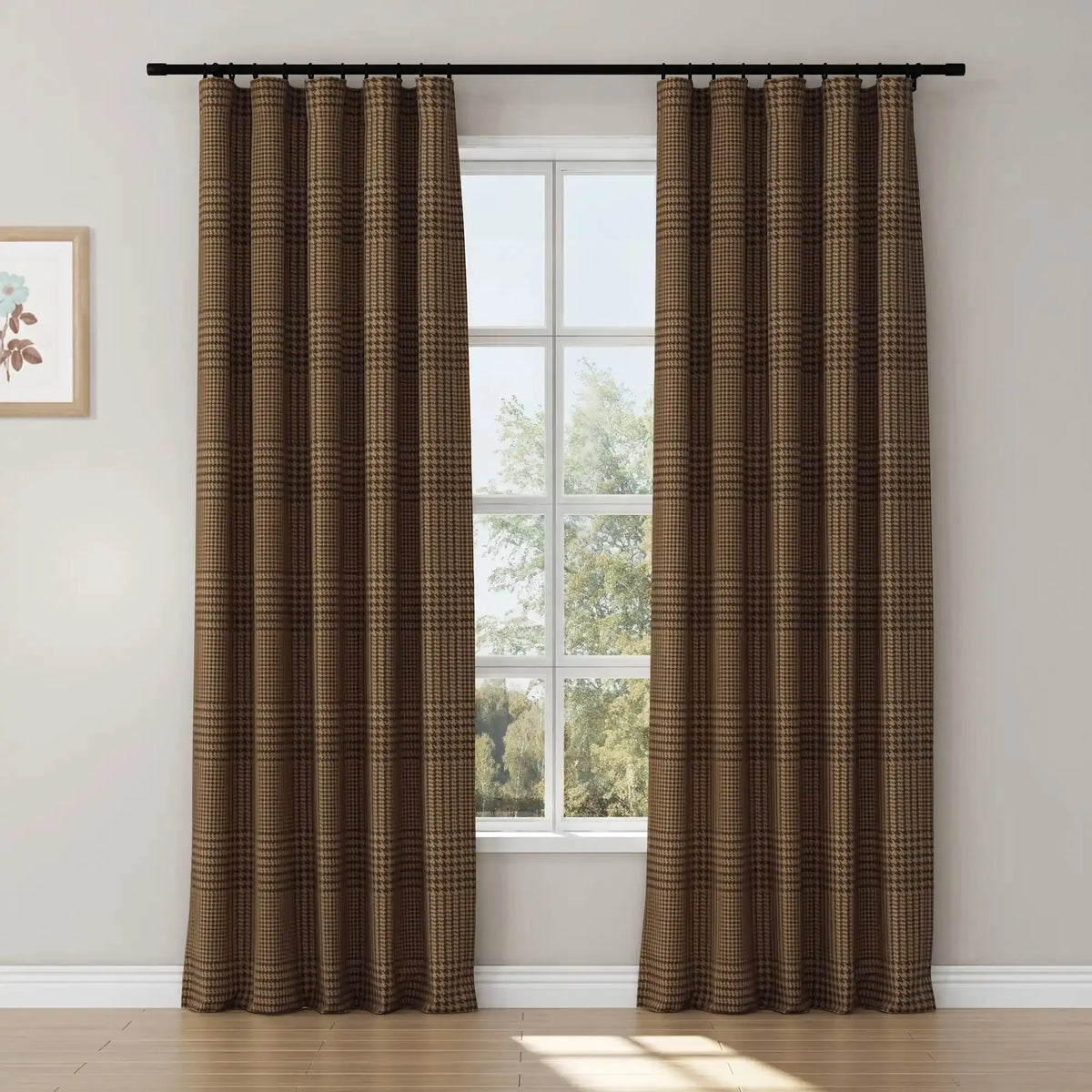 Sara Le x TWOPAGES Vintage Printed Linen Soft Top Curtains