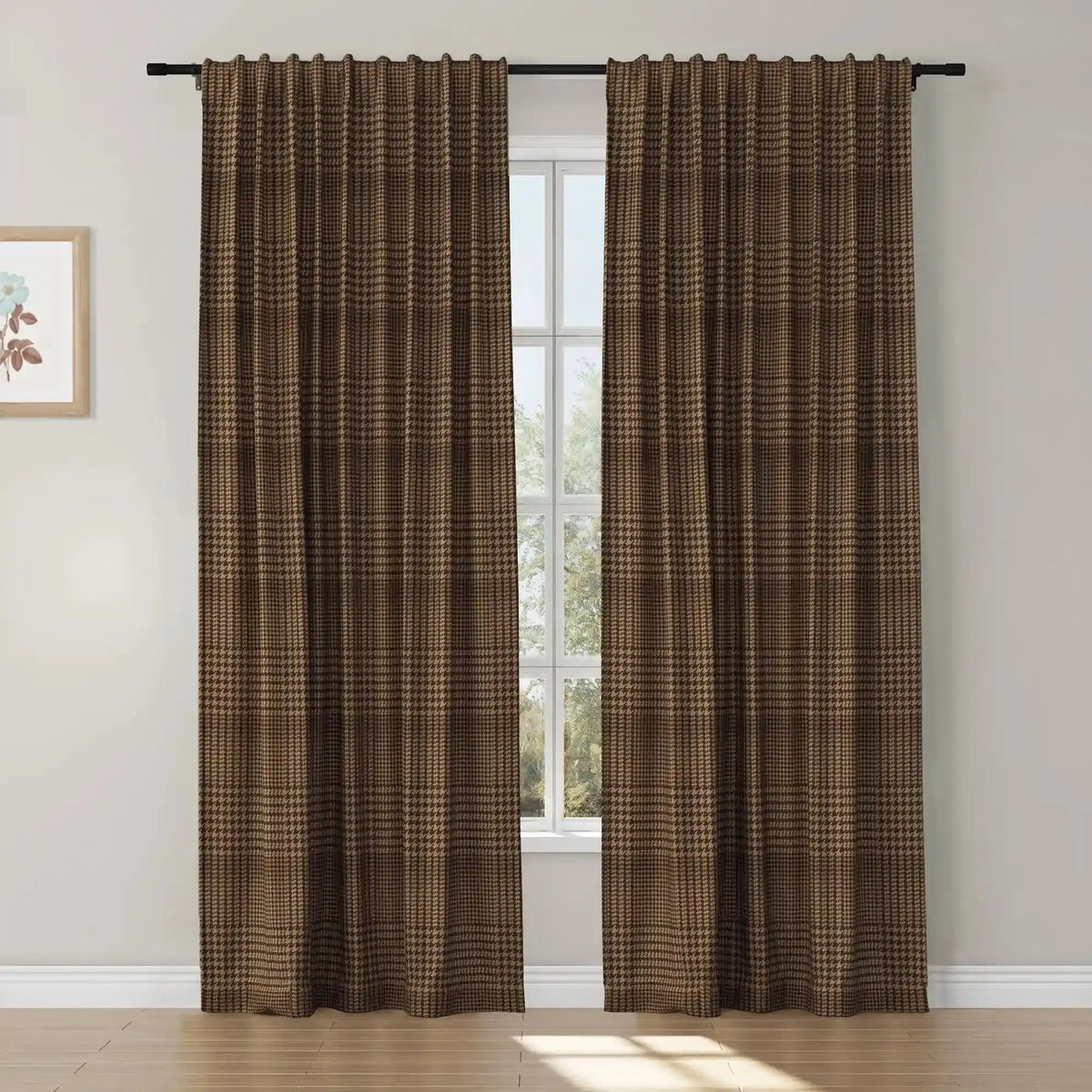 Sara Le x TWOPAGES Vintage Printed Linen Soft Top Curtains