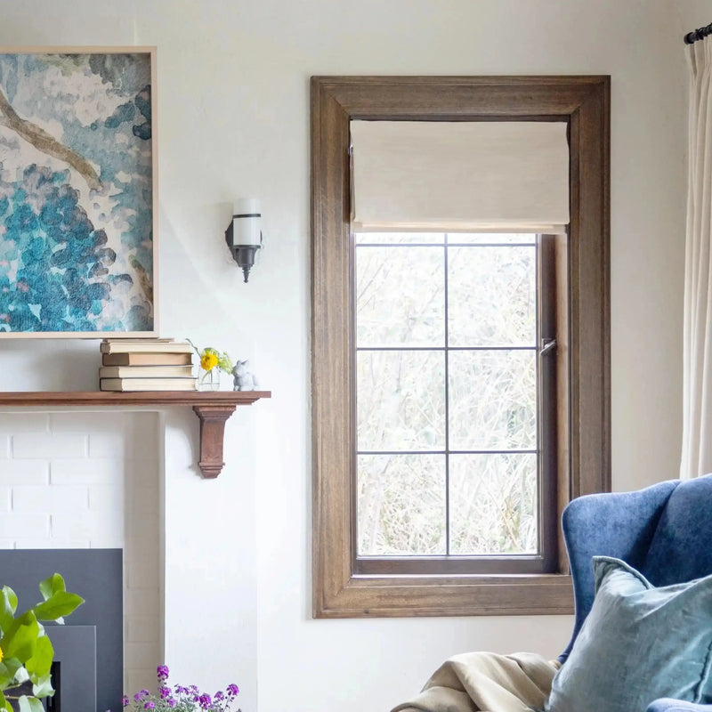 Cloe Cotton Blend Roman Blind Cordless