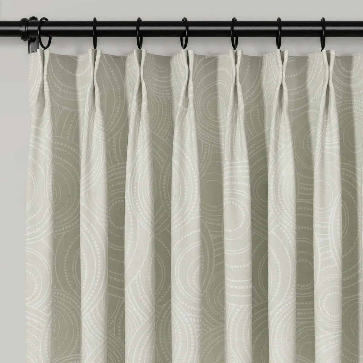 Holly Botanical Boho Pleated Curtains