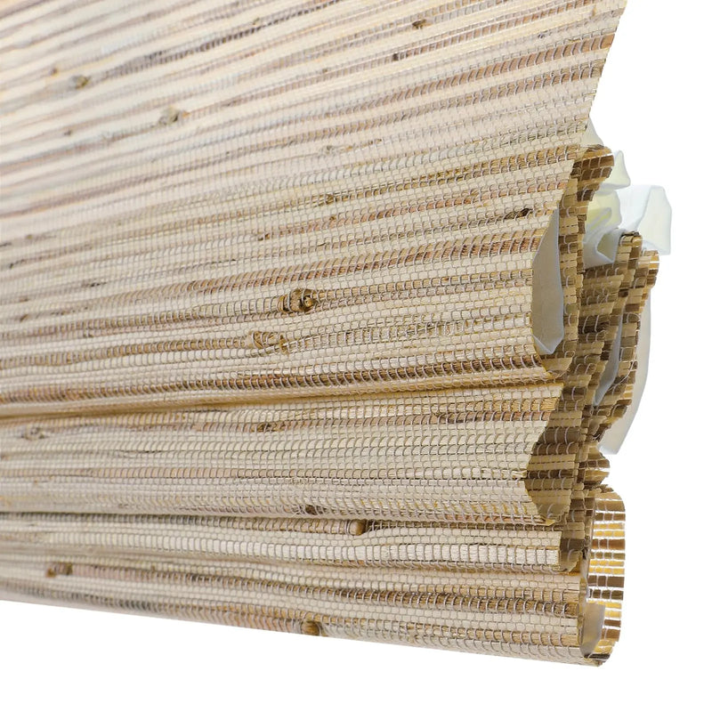 Lay Natural Ramie Bamboo Woven Blind - Beige Brown