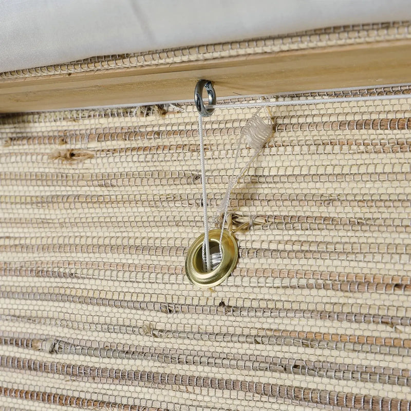 Lay Natural Ramie Bamboo Woven Blind - Beige Brown