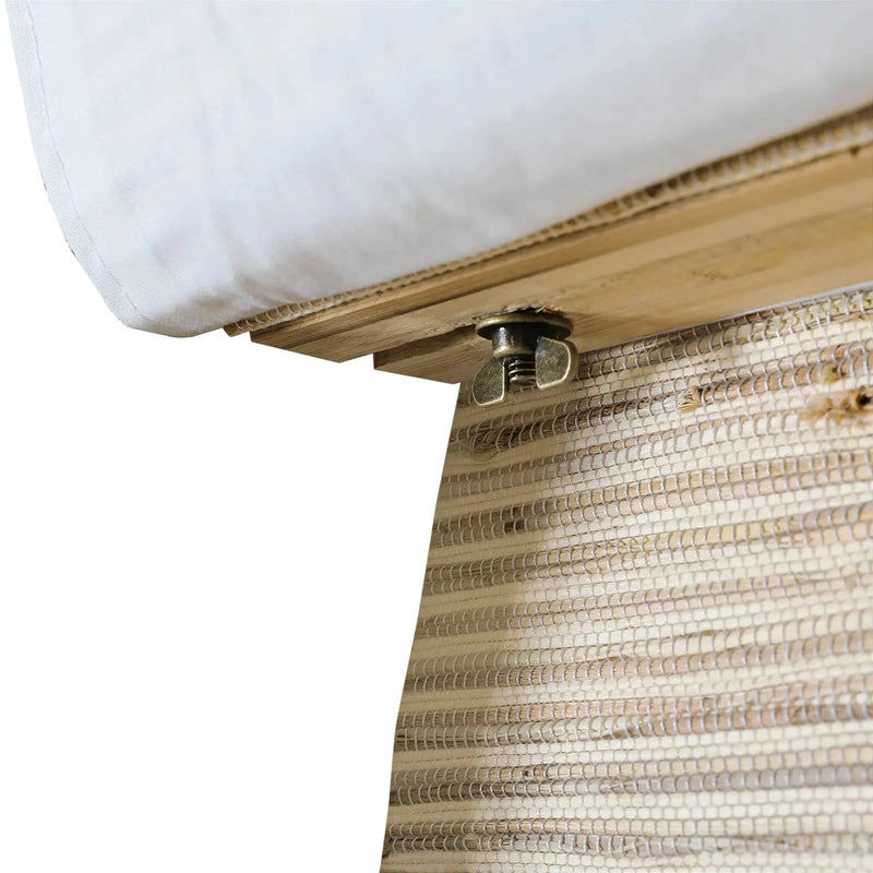 Lay Natural Ramie Bamboo Woven Blind - Beige Brown