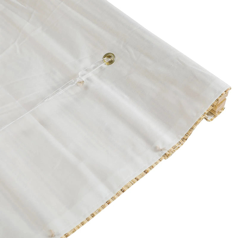 Lay Natural Ramie Bamboo Woven Blind - Beige Brown