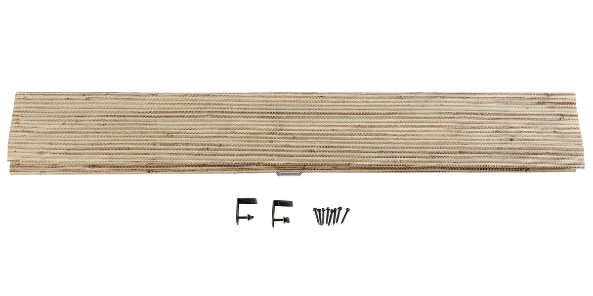 Lay Natural Ramie Bamboo Woven Blind - Beige Brown