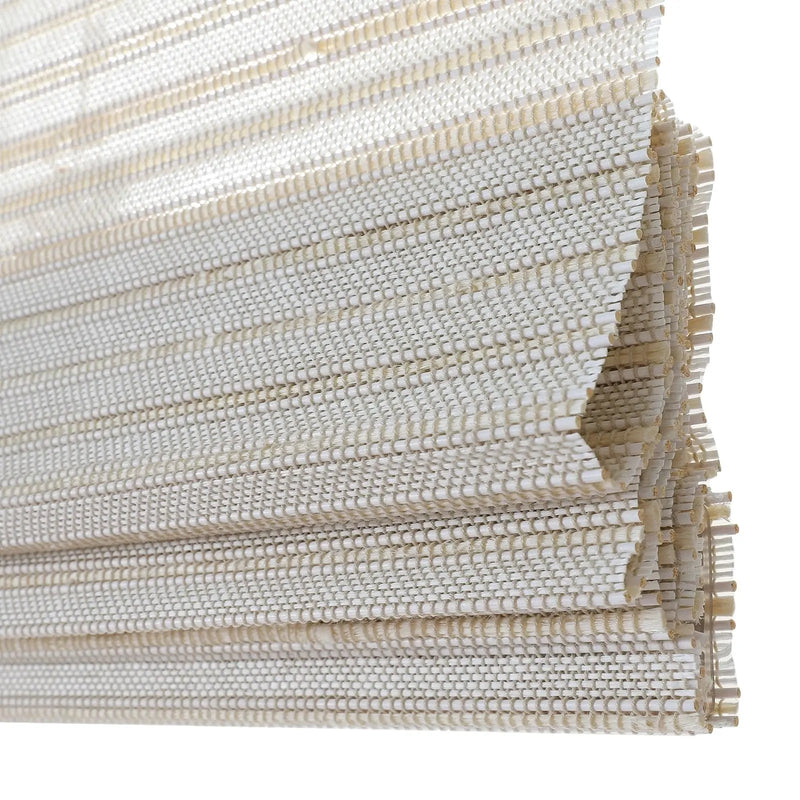 Lay Natural Paper Bamboo Woven Blind - Marble White