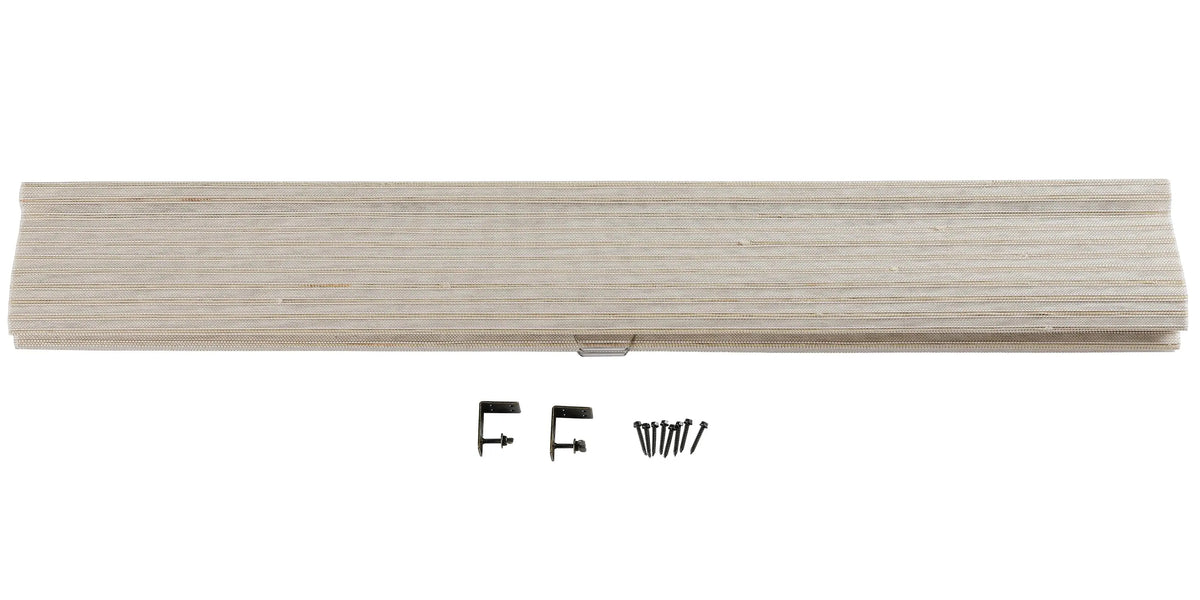 Lay Natural Paper Bamboo Woven Blind - Marble White