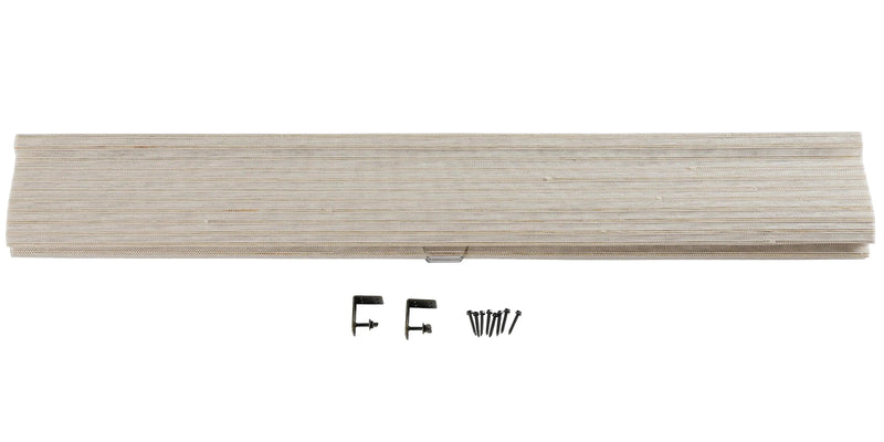 Lay Natural Paper Bamboo Woven Blind - Marble White