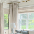 Lay Natural Paper Bamboo Woven Blind - Marble White